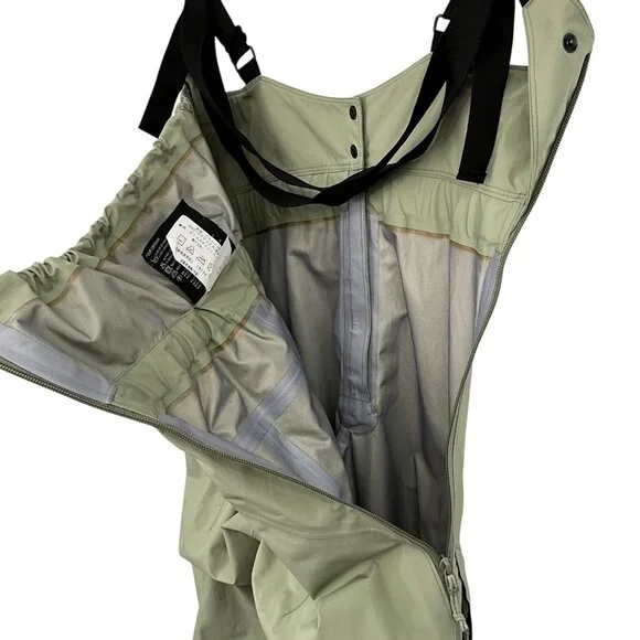 Arc'teryx Theta SV Bib Pants Womens Medium Zinc Gray Gore-Tex Shell Canada Made - Picture 12 of 16